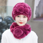 Vintage kunstkarusnahast nokam&uuml;ts Elegantne triibuline kootud m&uuml;ts Paksud k&uuml;lmakindlad soojad koljum&uuml;tsi k&otilde;rvasoojendajad naistele s&uuml;giseks ja talveks single hat must