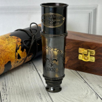 Teleskoop, Graveeritud Spiooniklaas, Piraaditeleskoop, Isadep&auml;eva kingitus, Kingitus abikaasale, Kingitus pojale, Steampunk kingitus