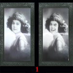 3D muutuv n&auml;gu Kummitus Pildiraam Halloweeni kaunistus &Otilde;uduskunst k&auml;sit&ouml;&ouml;tarbed Kummitava majapeo sisustus Halloweeni rekvisiidid