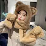 Palusm&uuml;ts, emane s&uuml;gis- ja talvekaru k&otilde;rvad, k&otilde;rvakaitse, sall ja kindad, termopullover, tuulekindel m&uuml;ts. Children's model (suitable for 3-10 years old) roosa