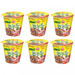 [Ottogi] Madala kalorsusega dieetnuudlite sari / klaasnuudlid 6 tassi Spicy Flavor x 6 cups