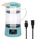 1 komplekt 1500 ml vesiniku veekeetja &ndash; suure t&otilde;hususega suure v&otilde;imsusega generaator koju reisimiseks roheline