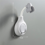 Reguleeritav du&scaron;ihoidik Universaalne vannitoaklamber, otsiku aluse alus, l&ouml;&ouml;givaba 360&deg; p&ouml;&ouml;rlemine koos konksuga roheline