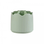 Kaanega Tolmukindla huulepulga hoiukarbiga meigipintsli hoidja kosmeetikavahendite organiseerija pliiatsikonteiner Without Lid valge