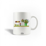 Mug - MANIACASE - Super Mario et Tortues Ninja - C&eacute;ramique - Blanc - Compatible lave-vaisselle