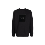 Y-3 FW21 Logo Kirjadega &Uuml;mmarguse Kaelusega Dressipluus Meeste dressipluus Must HB3324 S