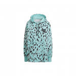 Adidas X Stella McCartney Prinditud Kapuutsiga Puseroog Naistele Pusad Akva-Roheline HA8909 S