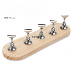 Jaapani manik&uuml;&uuml;ri praktika aluspalgi v&auml;rvi k&uuml;&uuml;neplaadi hoidja Minimalistlik stiil Symphony kuldne s&otilde;rmehoidja metallist tugev magnetiline