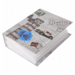 100 pilti taskut Fotoalbum Interstitial Photos Book Case m&auml;lu kingitus sinine