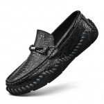 Mood Suur Suurus 38-48 Ehtne Nahk Mokassiinid Loaferid Kerged Meeste Vabaaja Pehmed Slip-On S&otilde;idujalatsid Meestele Moodsad Meeste Jalan&otilde;ud 38 must