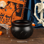Plastikust Halloweeni kaunistus udu suits udu pealuu purk peo rekvisiit N&otilde;iat&uuml;nnid Halloweeni pada 14.5*9.5cm