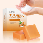 S&eacute;fralls Turmeric Soap Set 100g Effective exfoliating, essential oil handmade soap, deep cleansing soap ingver