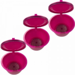 3tk/komplekt korduvt&auml;idetav Dolce Gustos kohvikapsel Nescafe Dolce Gusto korduvkasutatav kapsel Gustos kapslid Dolce Gusto t&auml;iteaine 3 v&auml;rvi helesinine v&auml;rv