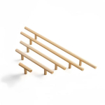 Mustad ja kuldsed kapinuppud, kapinuppud, sahtlinuppud, kapibeslagid, k&otilde;rgekvaliteedilised nupud 200mm must