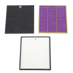 AC4121+AC4123+AC4124 Filtrite komplekt Philips AC4002 AC4004 AC4012 &otilde;hupuhasti osadele CHINA black