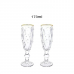 Vintage klaasist &scaron;ampanjaklaasist &scaron;ampanja veiniklaasist veiniklaasist viski tassi tassid Joogipokaal Luksuslik komplekt Crystal Barware Baar 170ml