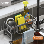 K&ouml;&ouml;gi roostevabast terasest valamu &auml;ravoolurest K&auml;sn S&auml;ilituskraani hoidik Seebi &auml;ravool k&auml;ter&auml;tikuivati ​​riiul Korraldaja K&ouml;&ouml;gitarvikud