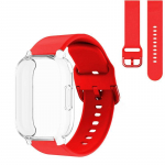 Kaitse&uuml;mbris + silikoonrihm Xiaomi Redmi Watch 5 Lite/5 Active t&auml;iskaaneekraaniga TPU Soft Shell ja hingav spordirihm Watch 5 Active