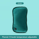 USB Charging Electric Heater Soft flannel Hand Warmer Hot Water Bottle Heater Bag Hand Muffs for Women Men, Relief Winter Cold
