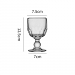 Lihtne retrokristallklaasist pokaal Kerge luksuslik kokteil-viski veiniklaas majapidamises kasutatavad k&uuml;lmad joogid, mahlatopsikud, l&auml;bipaistvad tassid puhas