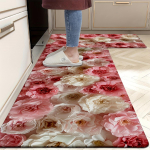1 tk V&auml;simusevastased k&ouml;&ouml;givaibad Lilleprintimine Veekindel libisemisvastane paks polsterdatud k&ouml;&ouml;gimatt Tugeva t&ouml;&ouml;v&otilde;imega mugav k&ouml;&ouml;gimatt 40*60cm
