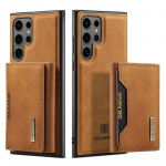 Luksuslik magnetiline eemaldatav nahast rahakotikott Samsung Galaxy S25 S24 S23 Ultra S22 S21 Plus S20 FE A55 A35 jaoks, kaardihoidja kate For Samsung S25 Ultra must