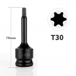 1/2 tolline kuuskant Torx kruvikeeraja otsik pesa l&ouml;&ouml;kpessa adapter pea T20-T100 pneumaatiline pesa adapter k&auml;sit&ouml;&ouml;riistad