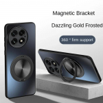 Oneplus 13 5G mattkorpuse luksuslik magnetiline Magsafe'i juhtmevaba laadimisr&otilde;nga hoidiku aluse tagakaas One Plusi jaoks 13 12 11 1+13 k&otilde;va kaitseraua For OnePlus 13 must
