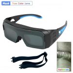 Automaatselt tumenevad keevitusprillid argoonkaarkeevituseks, p&auml;ikeseprillid, spetsiaalsed pimestusvastased prillid, t&ouml;&ouml;riistad keevitajatele, automaatselt tumenevad