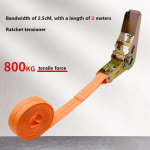 Reguleeritav turvaline kinnitus pagasi turvaliseks transportimiseks raskeveokite autode ja veoautode eesmine p&otilde;rkrihm metallist pandlaga oranž