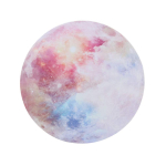 Elec Kingdom hiirematt Planet Space Planet &uuml;mmargune Paindlik stiilne armas m&auml;nguhiirepadi arvuti s&uuml;learvutile Kontori &uuml;mmargune kirjutuslaud kummist matt Vastupidav libisemisvastane white
