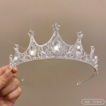 Laste Kroon Peakate V&auml;ike Printsessi Kroon S&uuml;nnip&auml;eva Peapael T&uuml;drukutele Kristall Juukseaksessuaarid S&uuml;nnip&auml;evakingitus