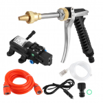 12V Kaasaskantav 130PSI K&otilde;rgsurvepesur Veepump Voolikukomplekt 80W Auto V&otilde;imas Pesur