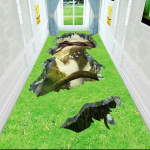 3D elutuba Ilus maastik P&otilde;randamatt Vaip Magamistuba T&auml;isvoodi voodi k&otilde;rval roomav matt diivanilaud sissep&auml;&auml;su uksematt 120*160cm