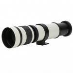 420-800 mm F8.3-16 manuaalse teravustamise suumobjektiiv koos 2X telekonverteriga F-kinnitusega kaamera jaoks