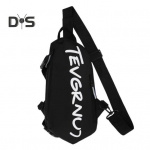 Crossbody Bag with Adjustable Belt Unisex Chest Bag Zipper Closure Large Capacity Fashionable Shoulder Bag Sports Bag valge