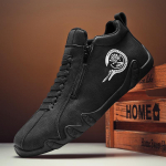 K&otilde;rge s&auml;&auml;rega nahast meeste kingad, Stirrup k&uuml;ljeluku vabaaja, Korea nahast viie varbaga valged kingad, trendikad kingad 43 must