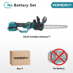 YOFIDRA harjadeta teleskoopvardaga elektriline kettsaag k&otilde;rge oksaga aia puidut&ouml;&ouml;tlemiseks m&otilde;eldud p&uuml;gamissaag Makita 18V-21V akule Without battery