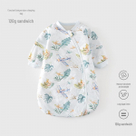 Imiku temperatuurikontrolliga magamiskott - Tepitud hooajaline kick-proof U-kujuline lukuga pidžaama vasts&uuml;ndinutele