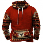 S&uuml;gisvintage meeste kapuuts pikkade varrukatega kapuutsiga sports&auml;rk vabaaja kampsun Retro kapuuts Meestele Ratsutamisriided Suured riided 4XL