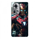 Coque de t&eacute;l&eacute;phone - Maniacase - Oppo Reno 11 5G - Iron Man combat - Silicone - Souple