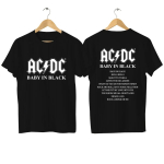 2025 ACDC B&auml;nd Rock Hip Hop Puuvillane Tr&uuml;kiga L&uuml;hikeste Varrukatega K&otilde;rge Kvaliteediga Deluxe V&auml;ljaanne Mugav ja Hingav M