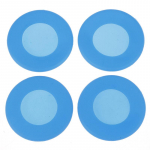 4 tk/komplekt kaasaskantavad pehmest silikoonist stetoskoobi diafragma peakatte tarvikud sinine