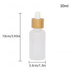T&uuml;hjad tilgutipudelid silmapipett puidust bambuskaanega eeterlikud &otilde;lid 5&ndash;100 ml 100ml
