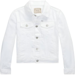Polo Ralph Lauren Jakk Lastele &Uuml;hev&auml;rviline T&auml;hega Logo Polo &Uuml;heriviline Pikkade Varrukatega Laste jakid Valge 313933808-001 L