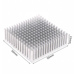 50 * 50 * 15 mm alumiiniumist jahutusradiaatori paneeli jahutusradiaator CPU Power Ic Chip jahuti radiaator valge