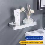 Puuri-vaba must alumiiniumist vannitoariiul peegelklaasiga