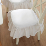 Printsessi tooli istmepadi Euroopa s&ouml;&ouml;gitooli padi Lina Puuvill Hingav Toolikate T&uuml;druk Armas Lahtiv&otilde;etav ja Pestav Istmepadi 43X45cm horseshoe shape (removable liner)