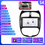 Ossuret Intelligent 7862 Android Auto raadiom&auml;ngija Peugeot 206 206CC 206SW 2000 -2008 jaoks Auto stereo Multimeedia Heli Traadita Carplay 7-tolline pea&uuml;ksus B S4 8Core 4G 32G AI