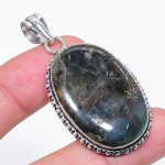 Natural Labradorite Gemstone 925 Sterling Silver Jewelry Pendant 2.21 t5d91